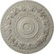 Ekena Millwork Rose Ceiling Medallion (Fits Canopies up to 13 1/2"), 33 7/8"OD x 2 3/8"P, Pot of Cream Crackle CM33ROPCC - alternate 1
